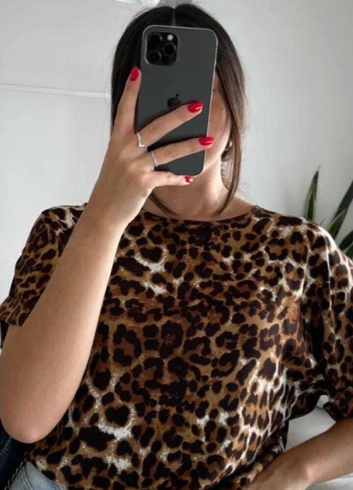 remera animal print